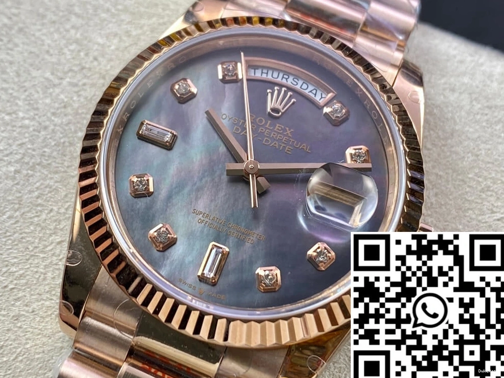 118235 Rose GM 36MM Date Factory Day Rolex Gold 0906